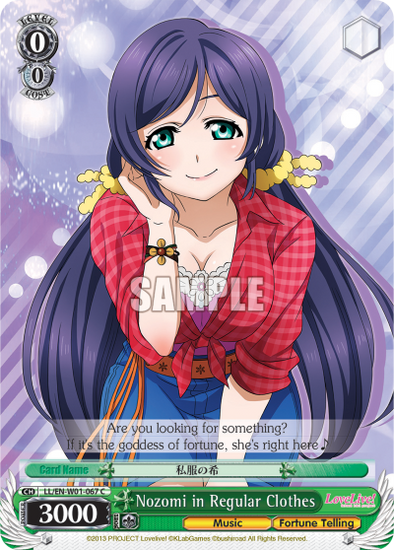 Nozomi in Regular Clothes - LL/EN-W01-067 - Common available at 401 Games Canada
