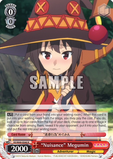 "Nuisance" Megumin - KS/W49-E040 - Rare available at 401 Games Canada