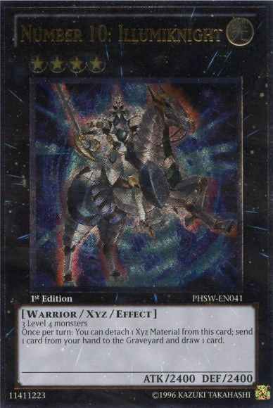 Number 10: Illumiknight - PHSW-EN041 - Ultimate Rare - 1st Edition available at 401 Games Canada