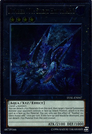 Number 101: Silent Honor ARK - LVAL-EN047 - Ultimate Rare - Unlimited available at 401 Games Canada