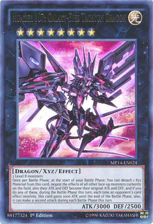 Number 107: Galaxy-Eyes Tachyon Dragon - MP14-EN024 - Ultra Rare - 1st Edition available at 401 Games Canada