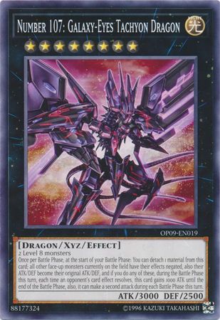 Number 107: Galaxy-Eyes Tachyon Dragon - OP09-EN019 - Common available at 401 Games Canada