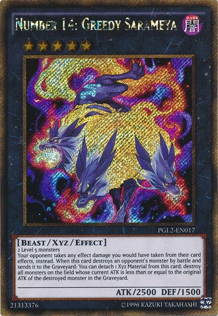 Number 14: Greedy Sarameya - PGL2-EN017 - Gold Secret Rare - Unlimited available at 401 Games Canada