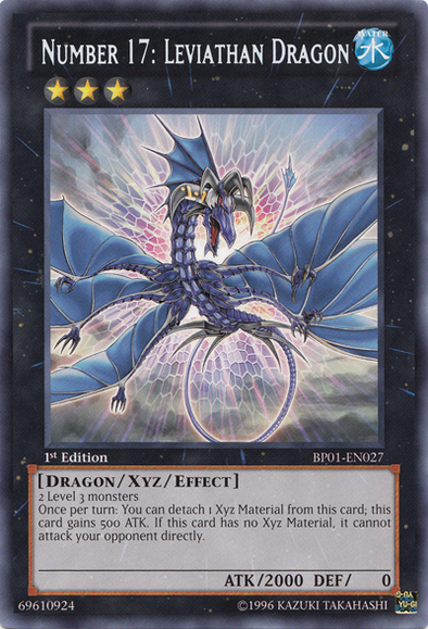 Number 17: Leviathan Dragon - BP01-EN027 - Rare - 1st Edition available at 401 Games Canada