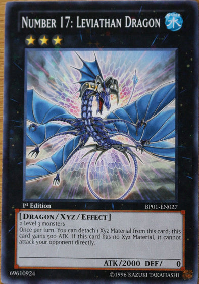 Number 17: Leviathan Dragon - BP01-EN027 - Starfoil Rare - 1st Edition available at 401 Games Canada