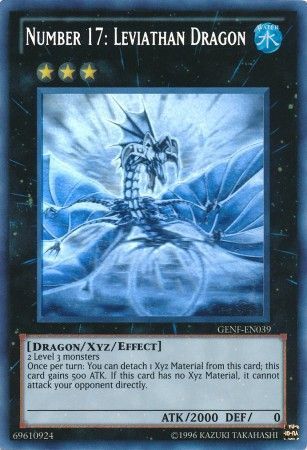 Number 17: Leviathan Dragon - GENF-EN039 - Ghost Rare - Unlimited available at 401 Games Canada