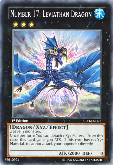 Number 17: Leviathan Dragon - SP13-EN023 - Starfoil Rare - 1st Edition available at 401 Games Canada