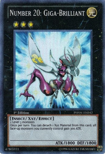 Number 20: Giga-Brilliant - PHSW-EN042 - Super Rare - 1st Edition available at 401 Games Canada