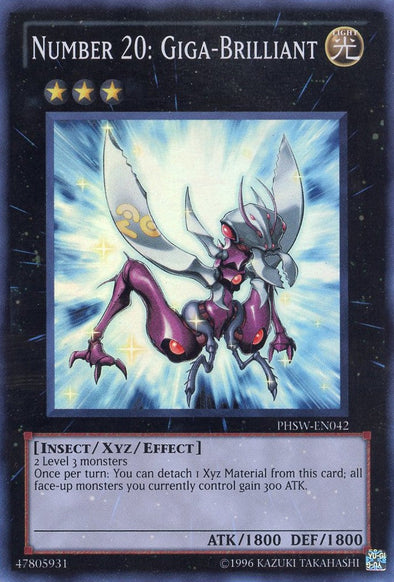 Number 20: Giga-Brilliant - PHSW-EN042 - Super Rare - Unlimited available at 401 Games Canada