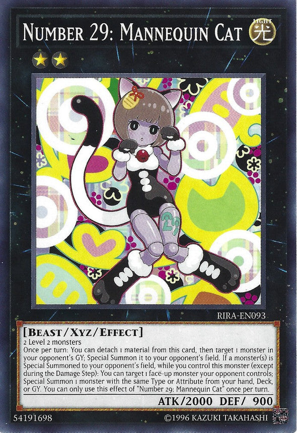 Number 29: Mannequin Cat - RIRA-EN093 - Common - Unlimited available at 401 Games Canada