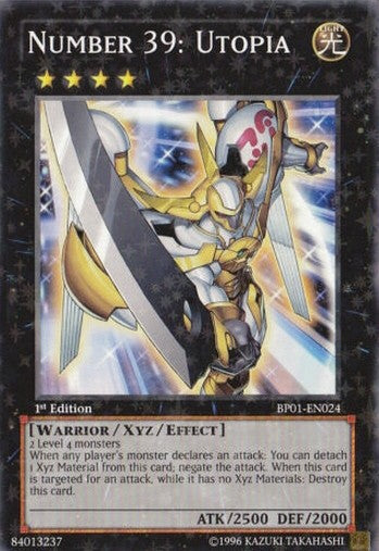 Number 39: Utopia - BP01-EN024 - Starfoil Rare - 1st Edition available at 401 Games Canada