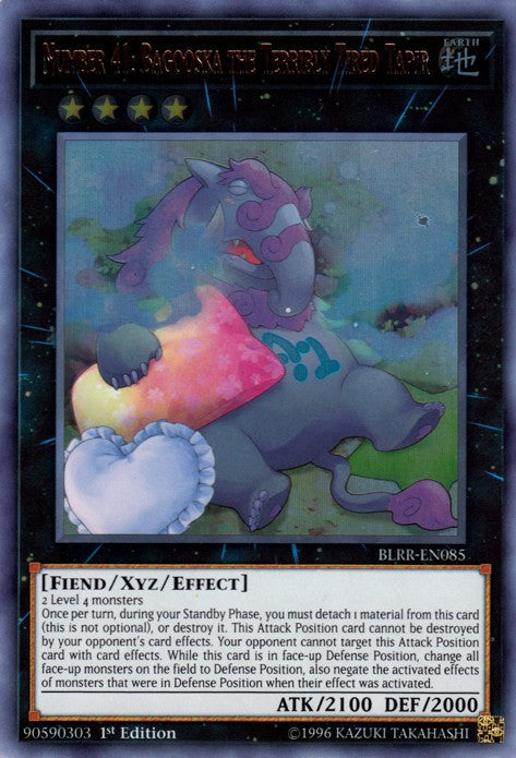 Number 41: Bagooska the Terribly Tired Tapir - BLRR-EN085 - Ultra Rare - 1st Edition available at 401 Games Canada