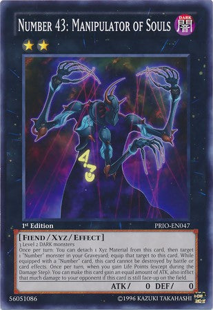 Number 43: Manipulator of Souls - PRIO-EN047 - Common - 1st Edition available at 401 Games Canada