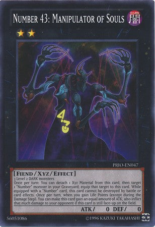 Number 43: Manipulator of Souls - PRIO-EN047 - Common - Unlimited available at 401 Games Canada