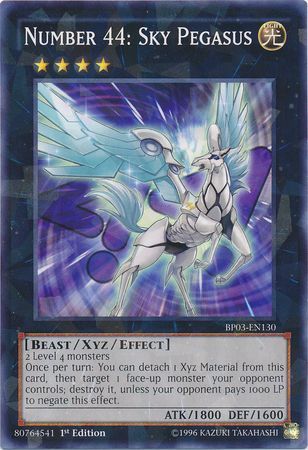 Number 44: Sky Pegasus (Shatterfoil) - BP03-EN130 - Shatterfoil Rare - 1st Edition available at 401 Games Canada