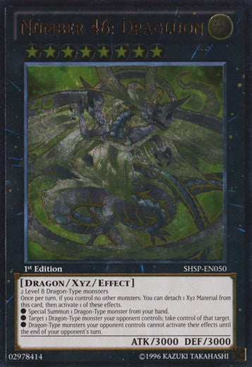 Number 46: Dragluon - SHSP-EN050 - Ultimate Rare - 1st Edition available at 401 Games Canada