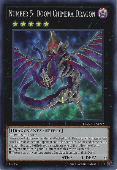 Number 5: Doom Chimera Dragon - DANE-EN092 - Super Rare - Unlimited available at 401 Games Canada