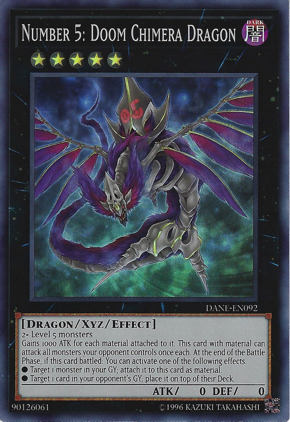 Number 5: Doom Chimera Dragon - DANE-EN092 - Super Rare - Unlimited available at 401 Games Canada