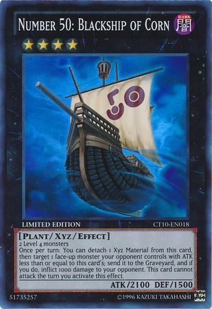 Number 50: Blackship of Corn - CT10-EN018 - Super Rare - Limited Edition available at 401 Games Canada