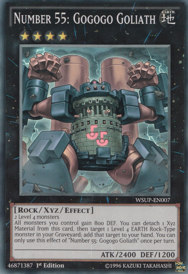 Number 55: Gogogo Goliath - WSUP-EN007 - Super Rare - 1st Edition available at 401 Games Canada