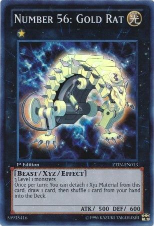 Number 56: Gold Rat - ZTIN-EN013 - Super Rare - 1st Edition available at 401 Games Canada