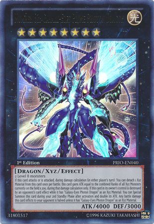 Number 62: Galaxy-Eyes Prime Photon Dragon - PRIO-EN040 - Ultra Rare - 1st Edition available at 401 Games Canada