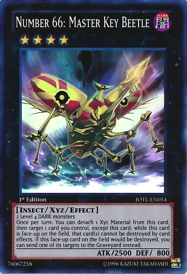 Number 66: Master Key Beetle - JOTL-EN054 - Super Rare - 1st Edition available at 401 Games Canada