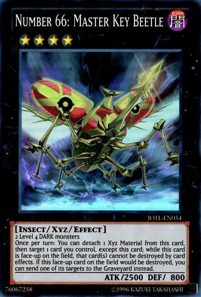 Number 66: Master Key Beetle - JOTL-EN054 - Super Rare - Unlimited available at 401 Games Canada