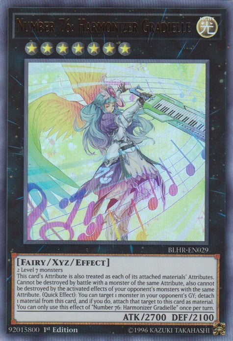 Number 76: Harmonizer Gradielle - BLHR-EN029 - Ultra Rare - 1st Edition available at 401 Games Canada