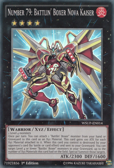 Number 79: Battlin' Boxer Nova Kaiser - WSUP-EN014 - Super Rare - 1st Edition available at 401 Games Canada