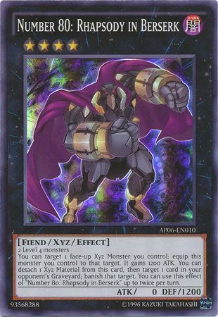 Number 80: Rhapsody in Berserk - AP06-EN010 - Super Rare available at 401 Games Canada