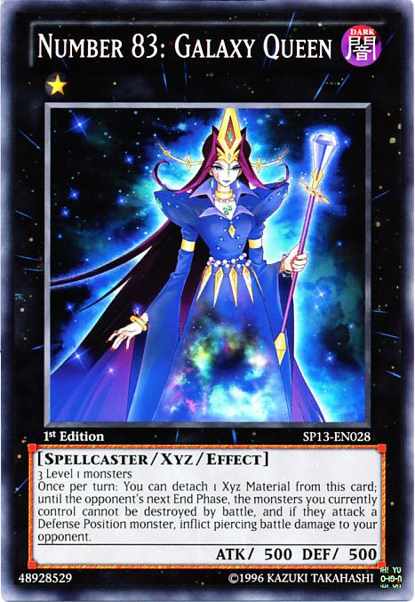 Number 83: Galaxy Queen - SP13-EN028 - Starfoil Rare - 1st Edition available at 401 Games Canada