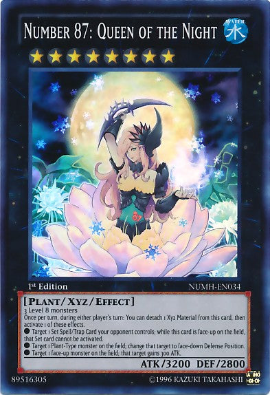 Number 87: Queen of the Night - NUMH-EN034 - Super Rare - 1st Edition available at 401 Games Canada