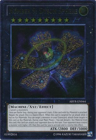 Number 9: Dyson Sphere - ABYR-EN044 - Ultimate Rare - Unlimited available at 401 Games Canada