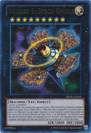 Number 9: Dyson Sphere - ABYR-EN044 - Ultra Rare - Unlimited available at 401 Games Canada