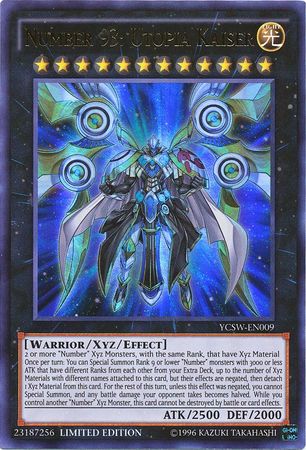 Number 93: Utopia Kaiser - YCSW-EN009 - Ultra Rare available at 401 Games Canada