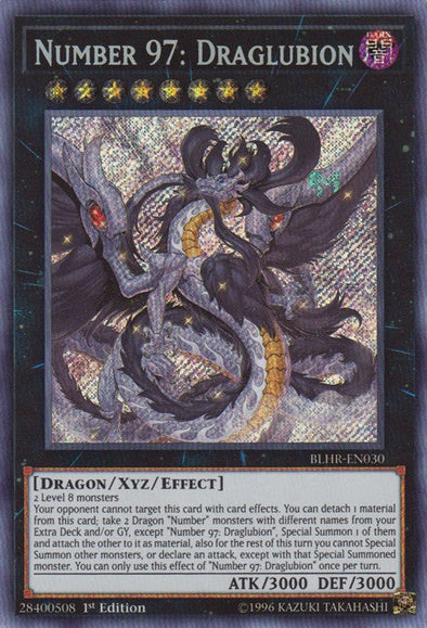 Number 97: Draglubion - BLHR-EN030 - Secret Rare - 1st Edition available at 401 Games Canada