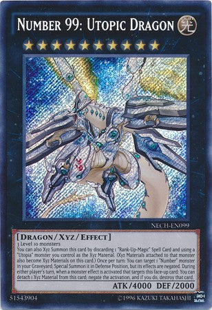 Number 99: Utopic Dragon - NECH-EN099 - Secret Rare - Unlimited available at 401 Games Canada