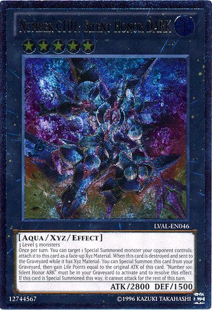 Number C101: Silent Honor DARK - LVAL-EN046 - Ultimate Rare - Unlimited available at 401 Games Canada