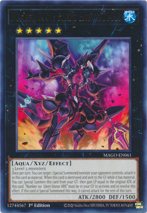 Number C101: Silent Honor DARK - MAGO-EN061 - Rare - 1st Edition available at 401 Games Canada