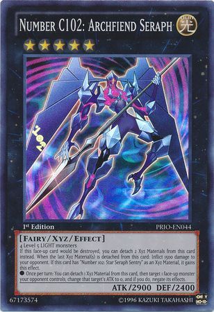 Number C102: Archfiend Seraph - PRIO-EN044 - Super Rare - 1st Edition available at 401 Games Canada