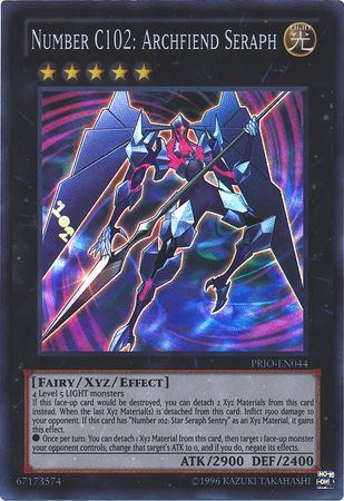 Number C102: Archfiend Seraph - PRIO-EN044 - Super Rare - Unlimited available at 401 Games Canada