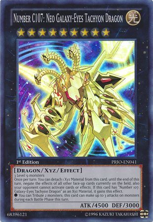 Number C107: Neo Galaxy-Eyes Tachyon Dragon - PRIO-EN041 - Super Rare - 1st Edition available at 401 Games Canada