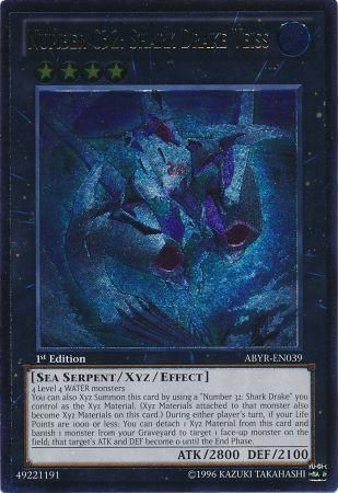 Number C32: Shark Drake Veiss - ABYR-EN039 - Ultimate Rare - 1st Edition available at 401 Games Canada