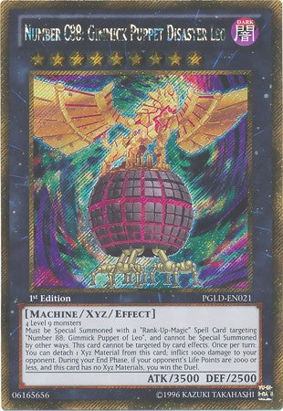 Number C88: Gimmick Puppet Disaster Leo - PGLD-EN021 - Gold Secret Rare - 1st Edition available at 401 Games Canada