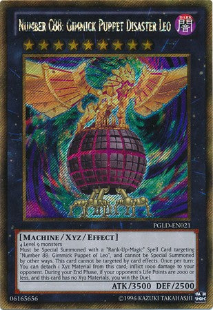 Number C88: Gimmick Puppet Disaster Leo - PGLD-EN021 - Gold Secret Rare - Unlimited available at 401 Games Canada