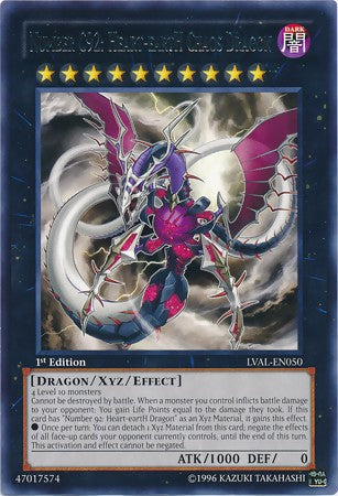 Number C92: Heart-eartH Chaos Dragon - LVAL-EN050 - Rare - 1st Edition available at 401 Games Canada