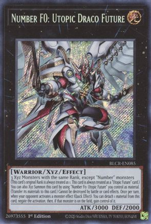 Number F0: Utopic Draco Future - BLCR-EN085 - Secret Rare - 1st Edition available at 401 Games Canada