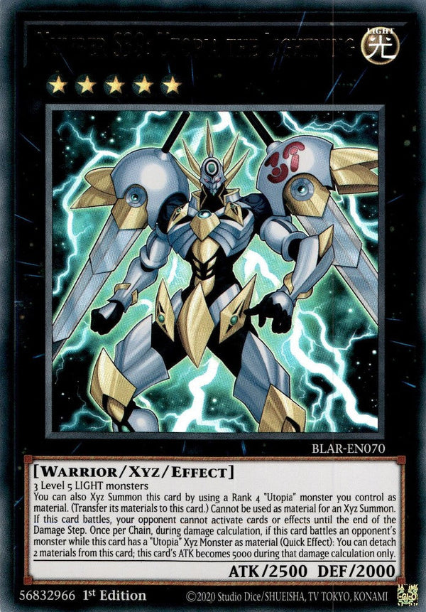 Number S39: Utopia the Lightning - BLAR-EN070 - Ultra Rare - 1st Edition available at 401 Games Canada