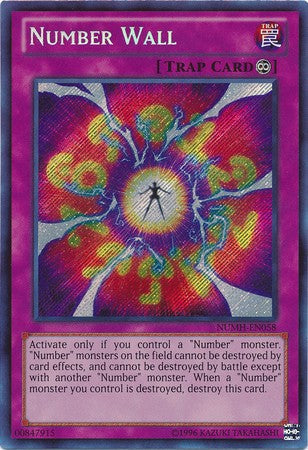 Number Wall - NUMH-EN058 - Secret Rare - Unlimited available at 401 Games Canada